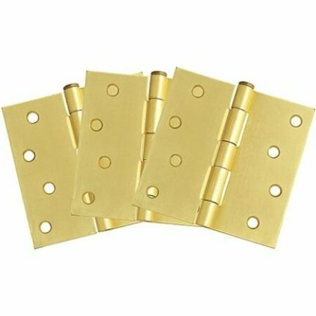 DESIGN HOUSE HINGE 4 IN. SB SQ DOOR, 3PK 181636